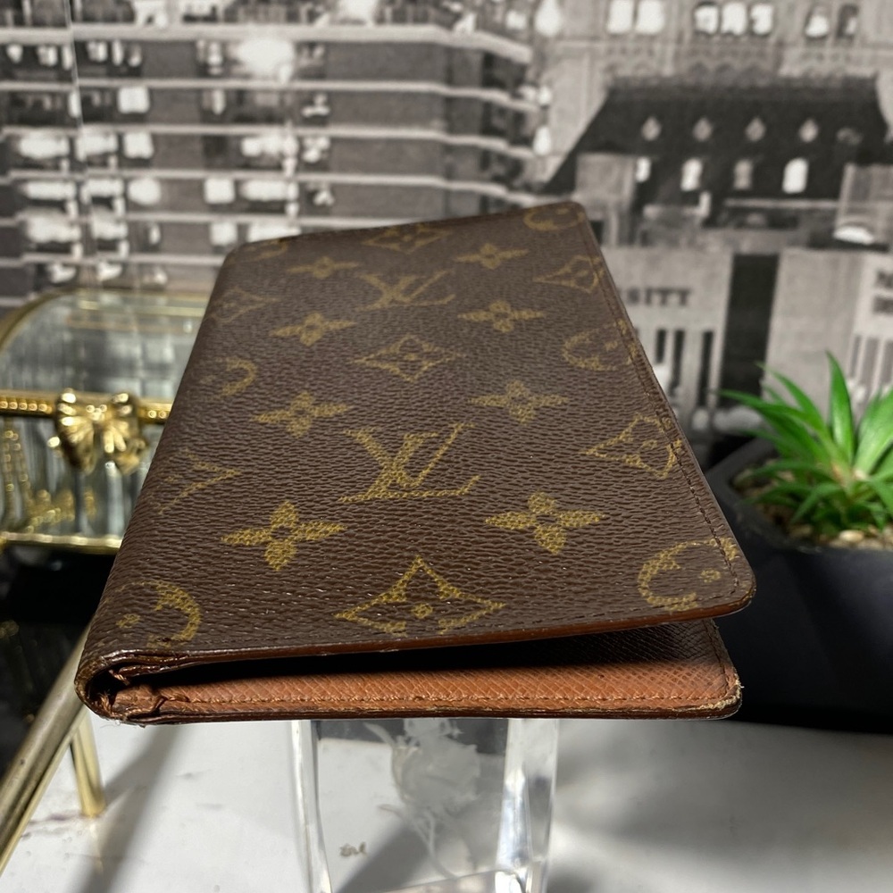 Authentic Louis Vuitton Monogram checkbook Long Wallet - Picture 8 of 14